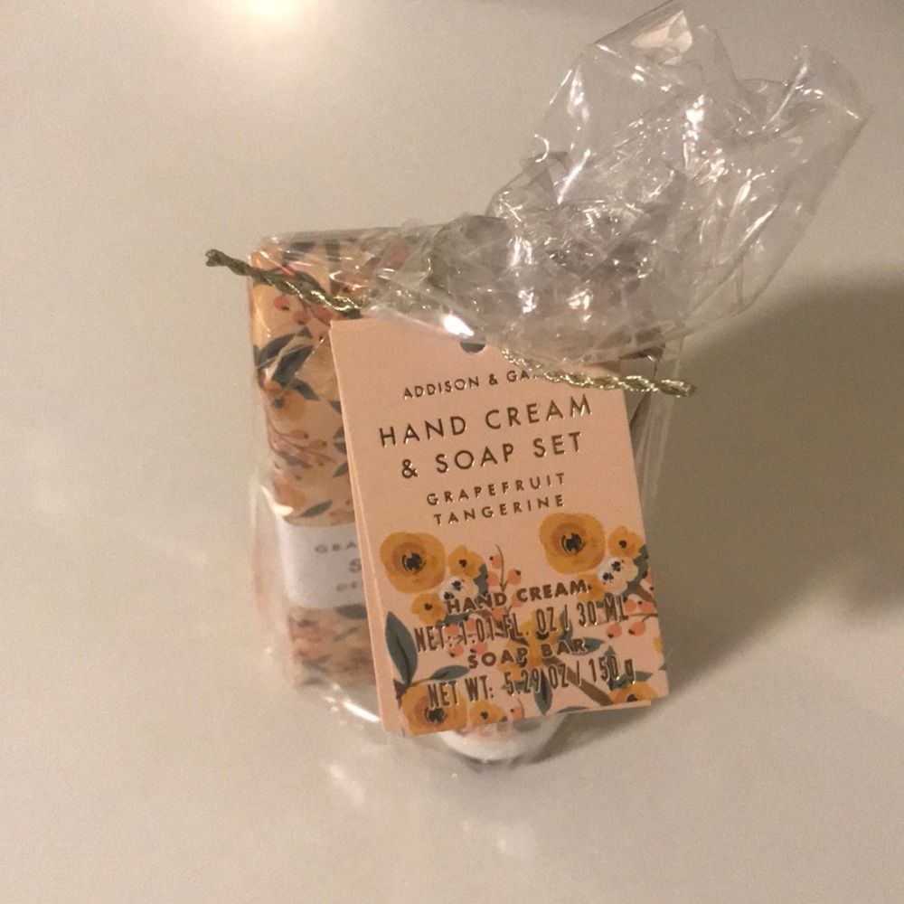 Soap and lotion set